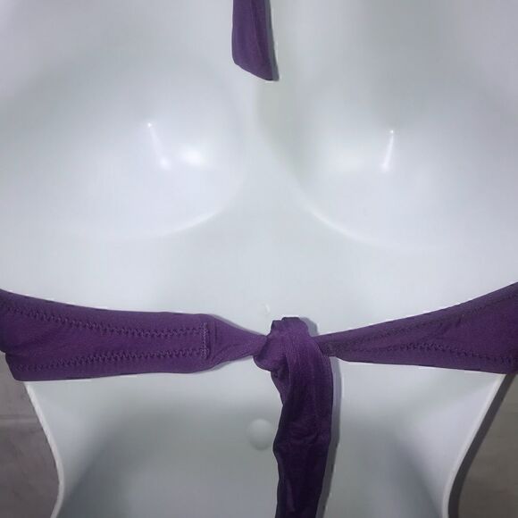 Mossimo Swim Halter Bikini Top-Purple-Sz XL-NWT - Picture 7 of 10